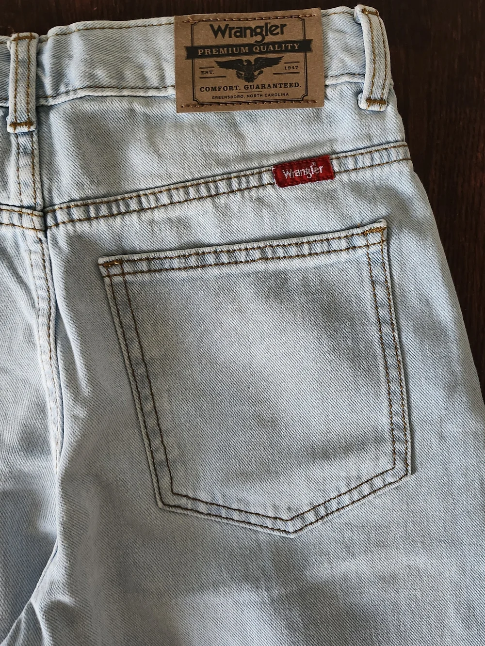 Wrangler Kids Light Wash Straight Leg Jeans